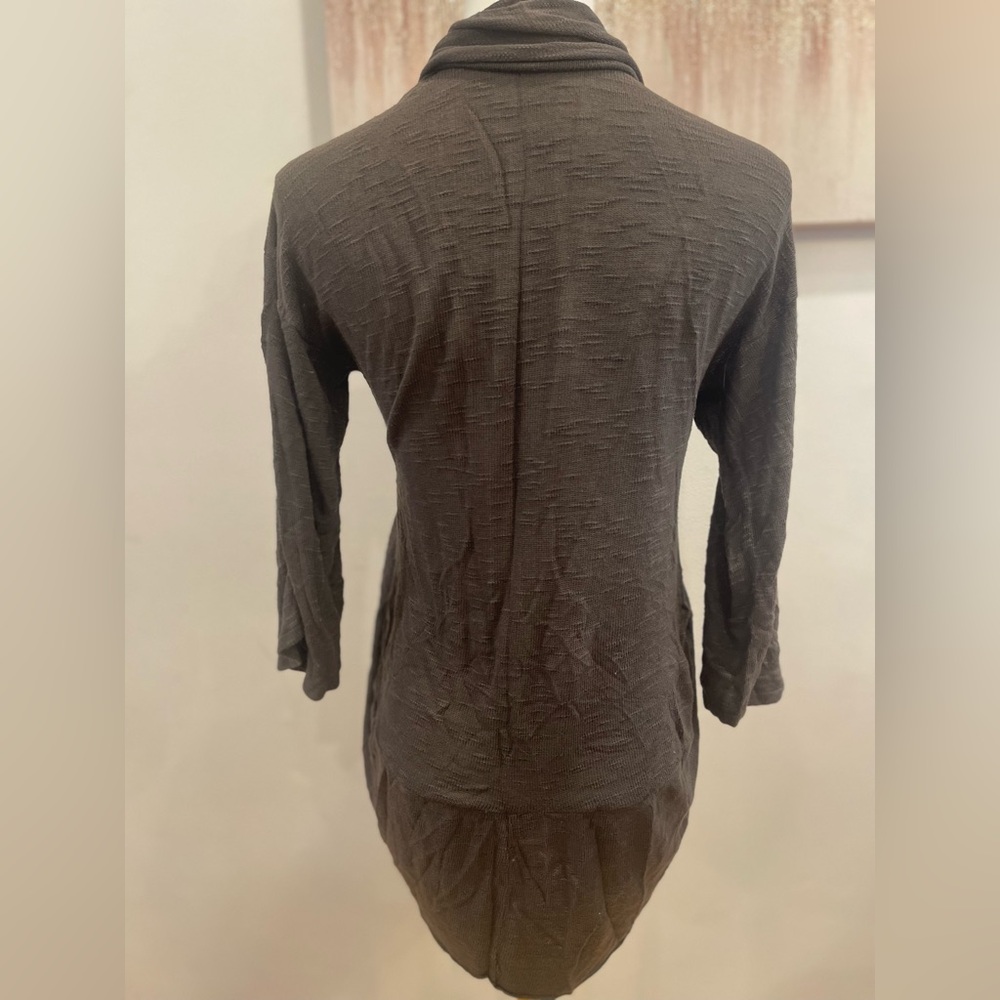 Xhilaration Charcoal Grey Drape Cardigan - Picture 3 of 4